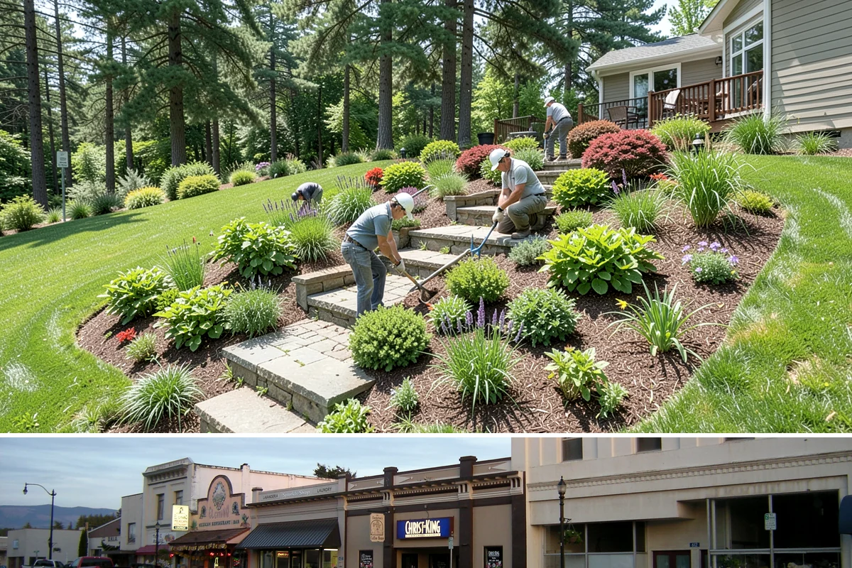 Dry Creek Bed Installation in Burlington, Skagit County, WA - Best installed in drier conditions.