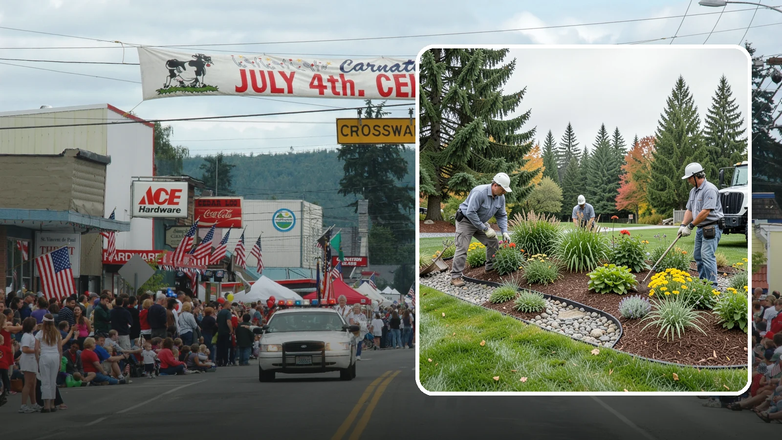 Dry Creek Bed Installation in Carnation, King County, WA - Decorative dry creek beds that manage runoff and add natural beauty to the landscape.
