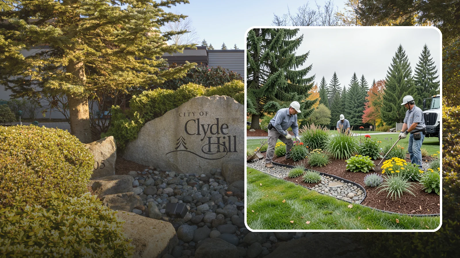 Dry Creek Bed Installation in Clyde Hill, King County, WA - Decorative dry creek beds that manage runoff and add natural beauty to the landscape.