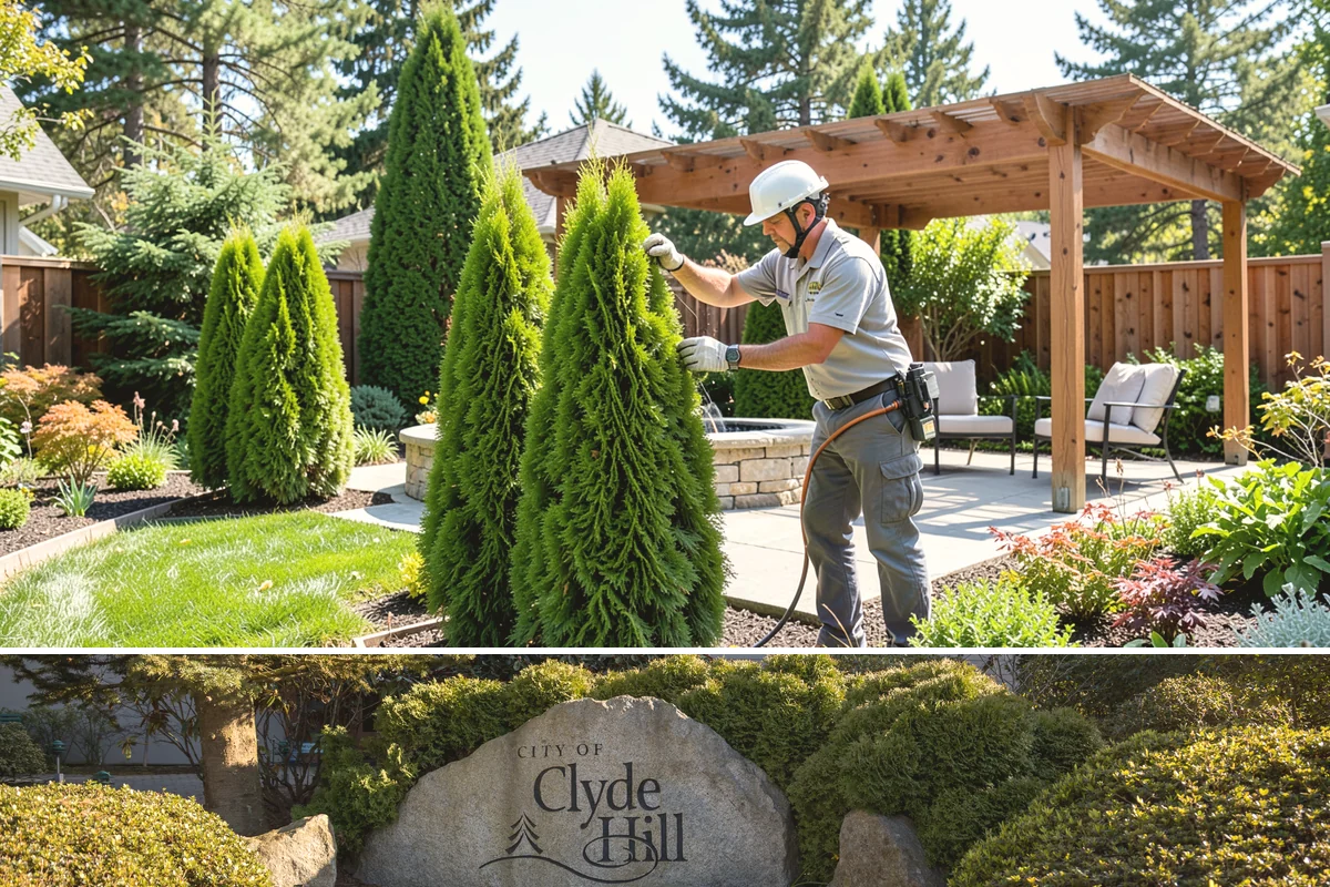 Dry Creek Bed Installation in Clyde Hill, King County, WA - Best installed in drier conditions.