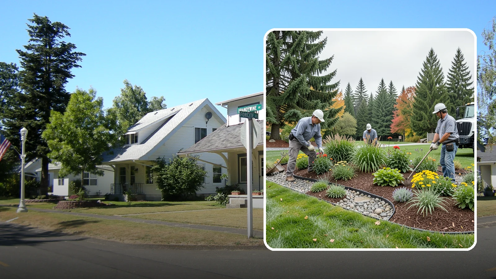 Dry Creek Bed Installation in DuPont, Pierce County, WA - Decorative dry creek beds that manage runoff and add natural beauty to the landscape.
