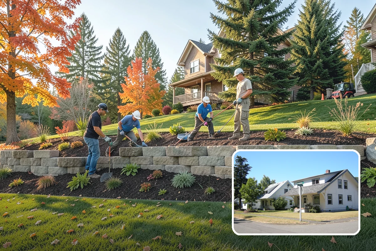 Dry Creek Bed Installation in DuPont, Pierce County, WA - Manages runoff and looks beautiful