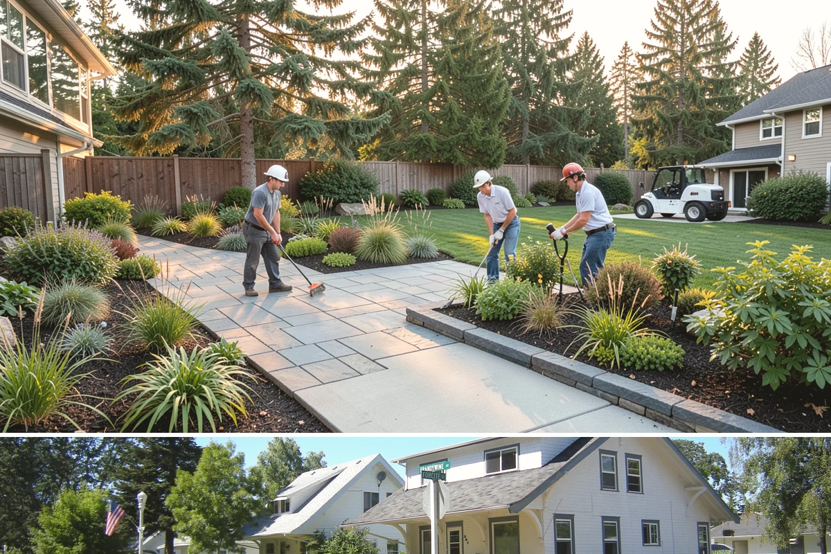 Dry Creek Bed Installation in DuPont, Pierce County, WA - Best installed in drier conditions.