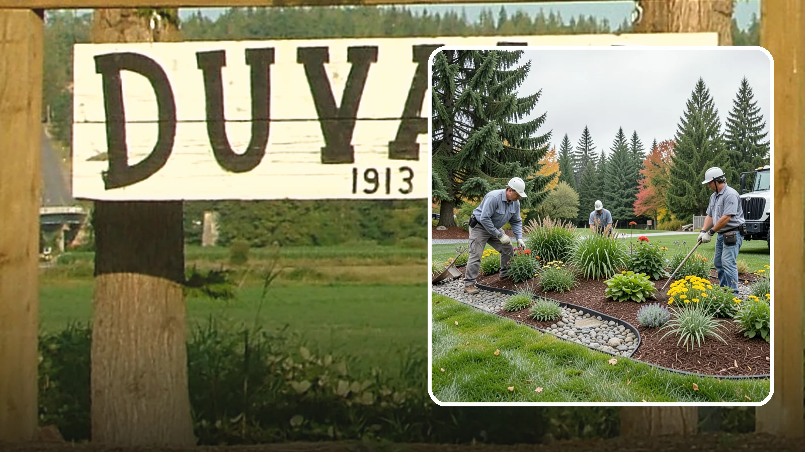 Dry Creek Bed Installation in Duvall, King County, WA - Decorative dry creek beds that manage runoff and add natural beauty to the landscape.