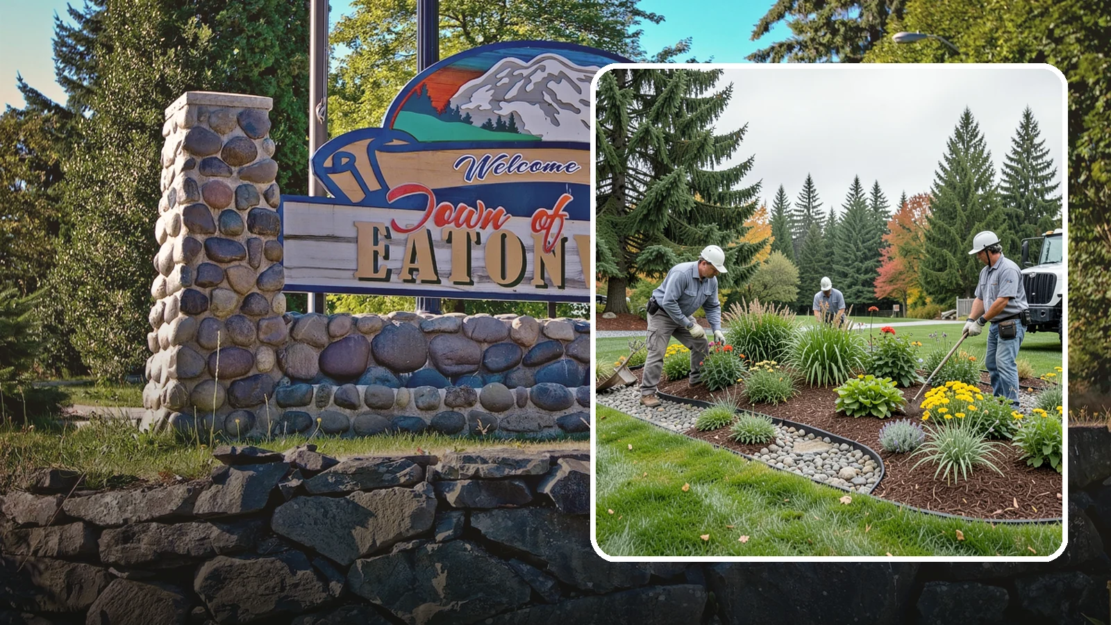 Dry Creek Bed Installation in Eatonville, Pierce County, WA - Decorative dry creek beds that manage runoff and add natural beauty to the landscape.