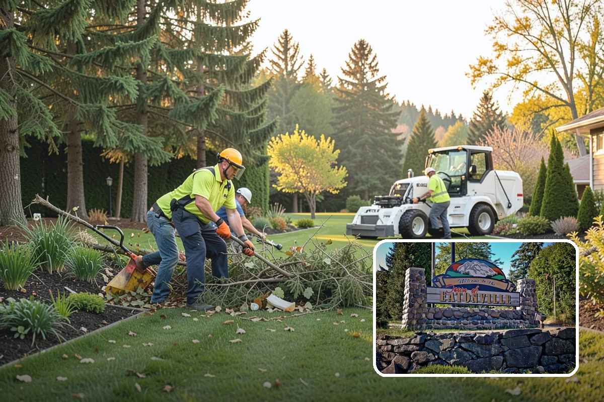 Dry Creek Bed Installation in Eatonville, Pierce County, WA - Manages runoff and looks beautiful