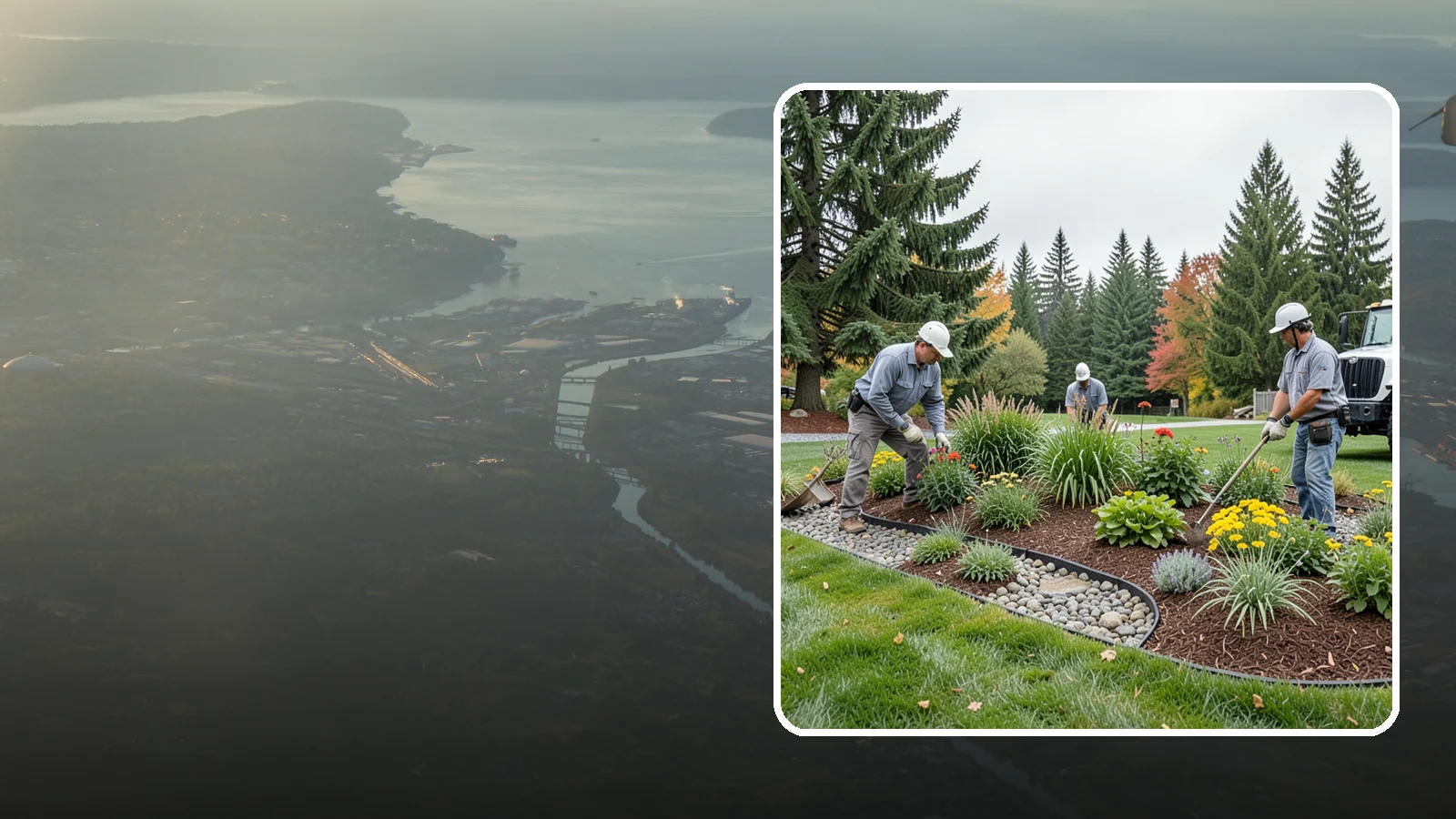 Dry Creek Bed Installation in Fife, Pierce County, WA - Decorative dry creek beds that manage runoff and add natural beauty to the landscape.