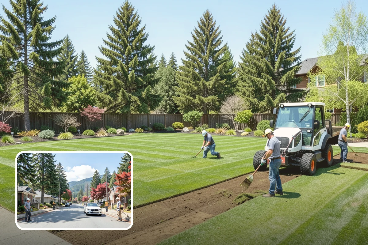 Dry Creek Bed Installation in Hunts Point, King County, WA - Manages runoff and looks beautiful