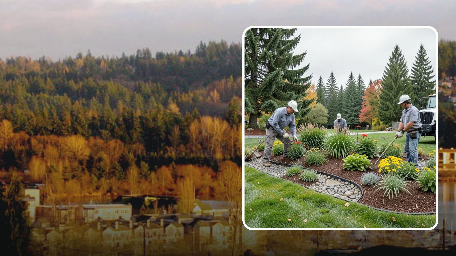 Dry Creek Bed Installation in Kenmore, King County, WA - Decorative dry creek beds that manage runoff and add natural beauty to the landscape.