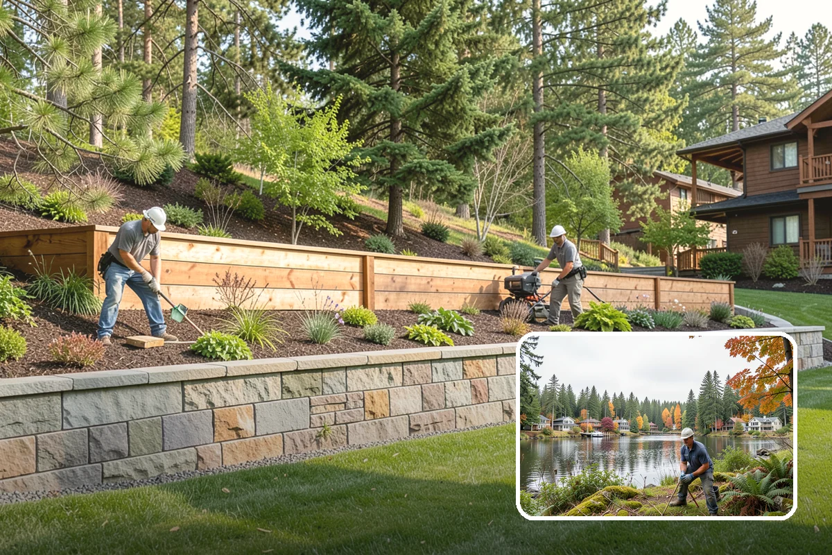 Dry Creek Bed Installation in La Conner, Skagit County, WA - Manages runoff and looks beautiful