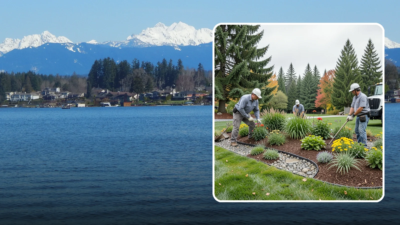 Dry Creek Bed Installation in Lake Stevens, Snohomish County, WA - Decorative dry creek beds that manage runoff and add natural beauty to the landscape.