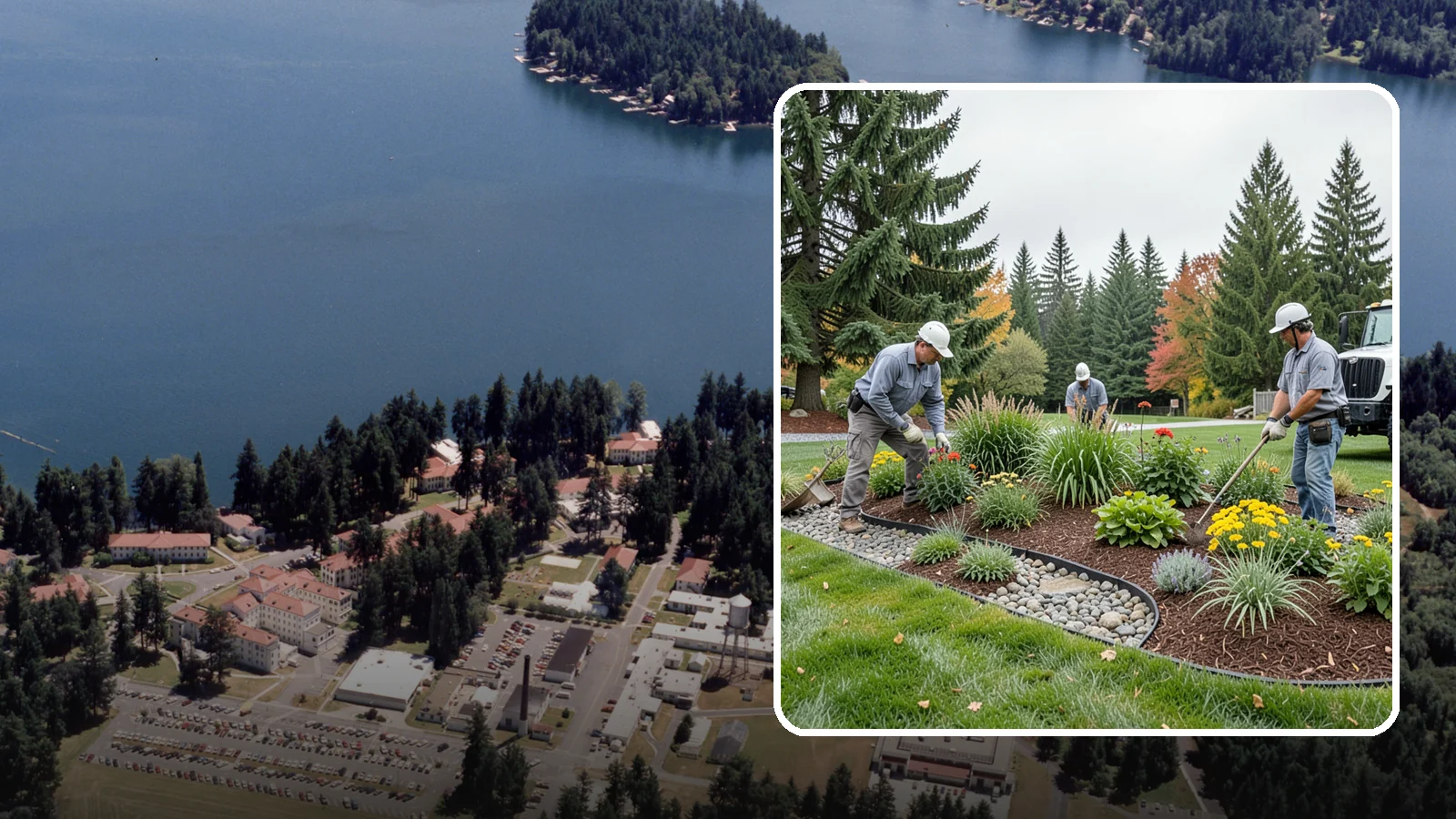 Dry Creek Bed Installation in Lakewood, Pierce County, WA - Decorative dry creek beds that manage runoff and add natural beauty to the landscape.