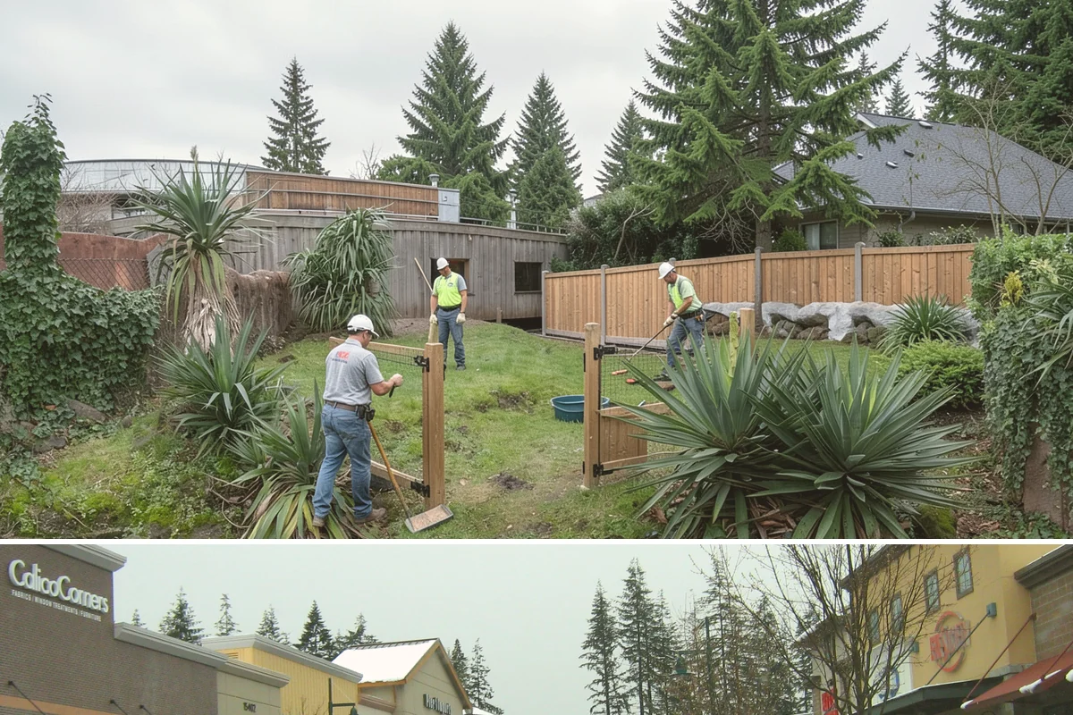 Dry Creek Bed Installation in Mill Creek, Snohomish County, WA - Best installed in drier conditions.