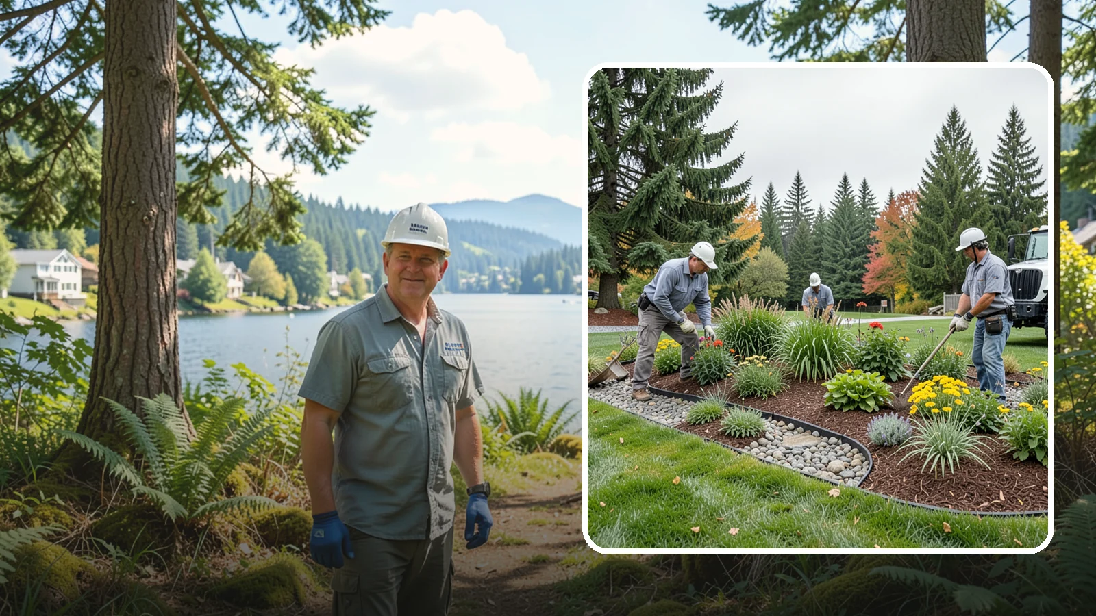 Dry Creek Bed Installation in Milton, King County, WA - Decorative dry creek beds that manage runoff and add natural beauty to the landscape.