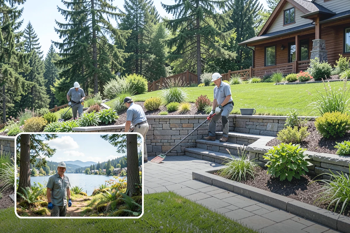 Dry Creek Bed Installation in Milton, King County, WA - Manages runoff and looks beautiful