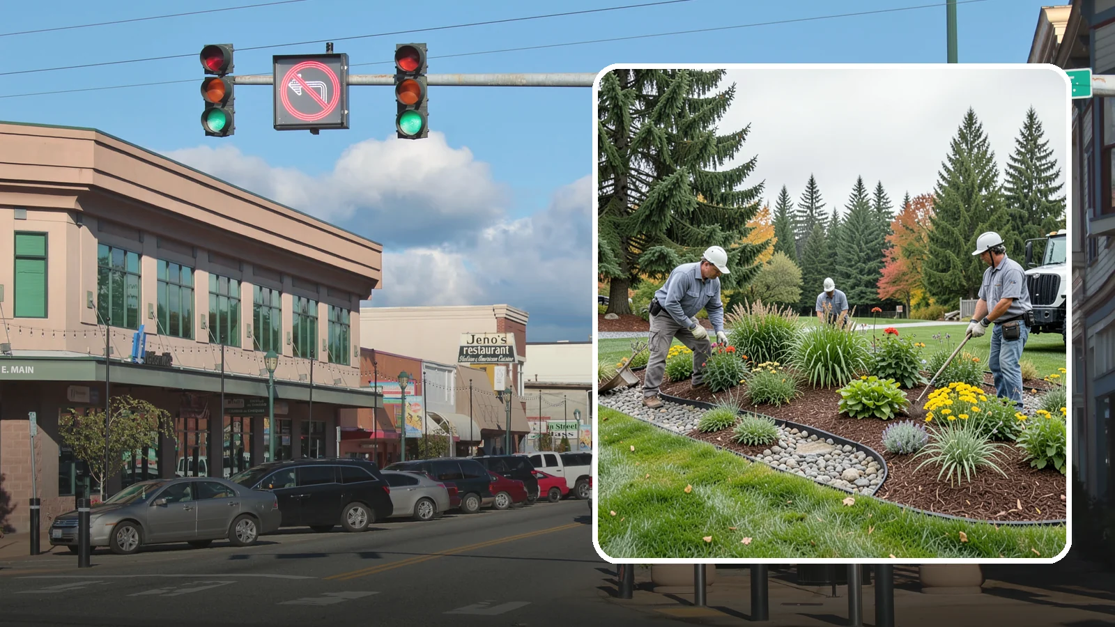 Dry Creek Bed Installation in Monroe, Snohomish County, WA - Decorative dry creek beds that manage runoff and add natural beauty to the landscape.