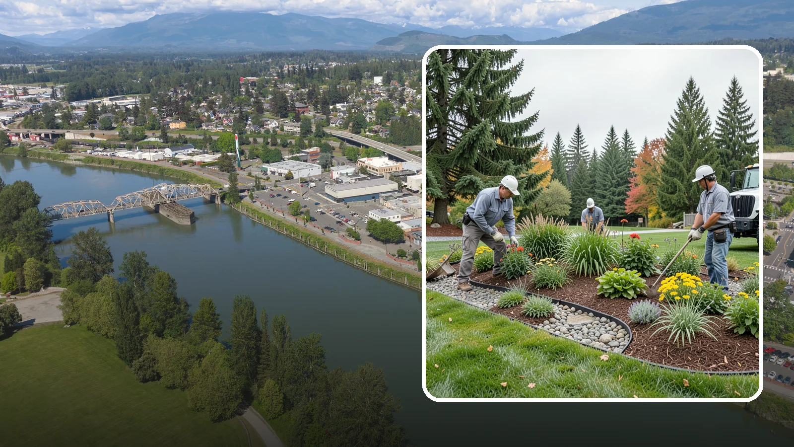 Dry Creek Bed Installation in Mount Vernon, Skagit County, WA - Decorative dry creek beds that manage runoff and add natural beauty to the landscape.