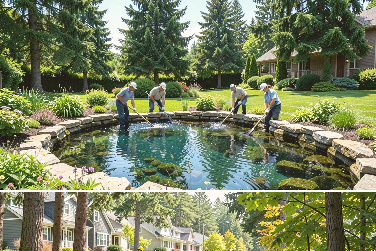 Dry Creek Bed Installation in Normandy Park, King County, WA - Best installed in drier conditions.