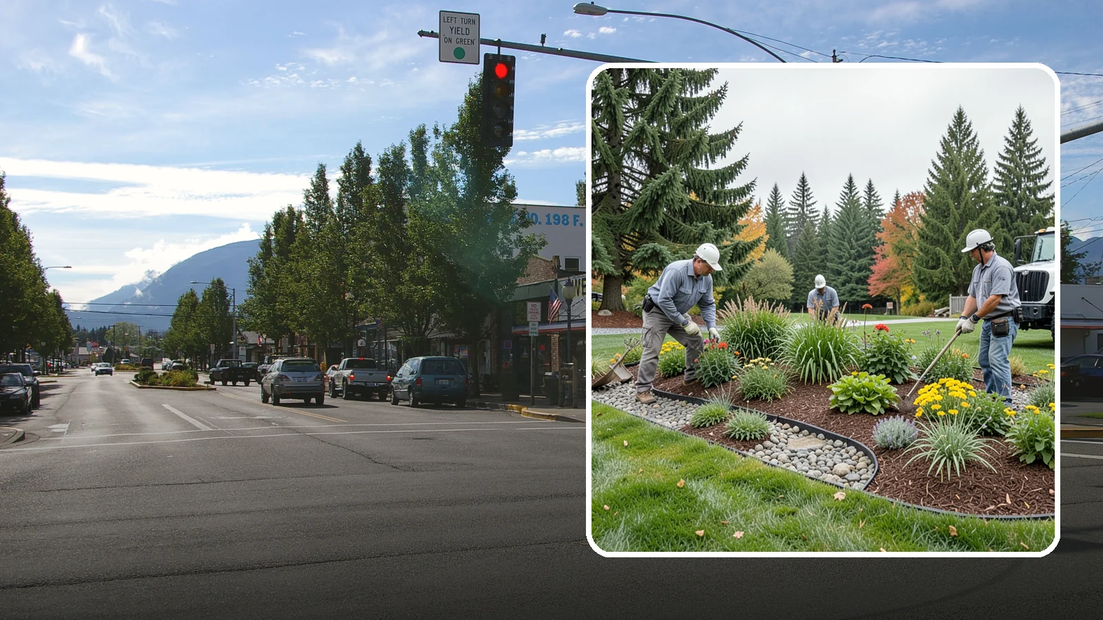 Dry Creek Bed Installation in North Bend, King County, WA - Decorative dry creek beds that manage runoff and add natural beauty to the landscape.