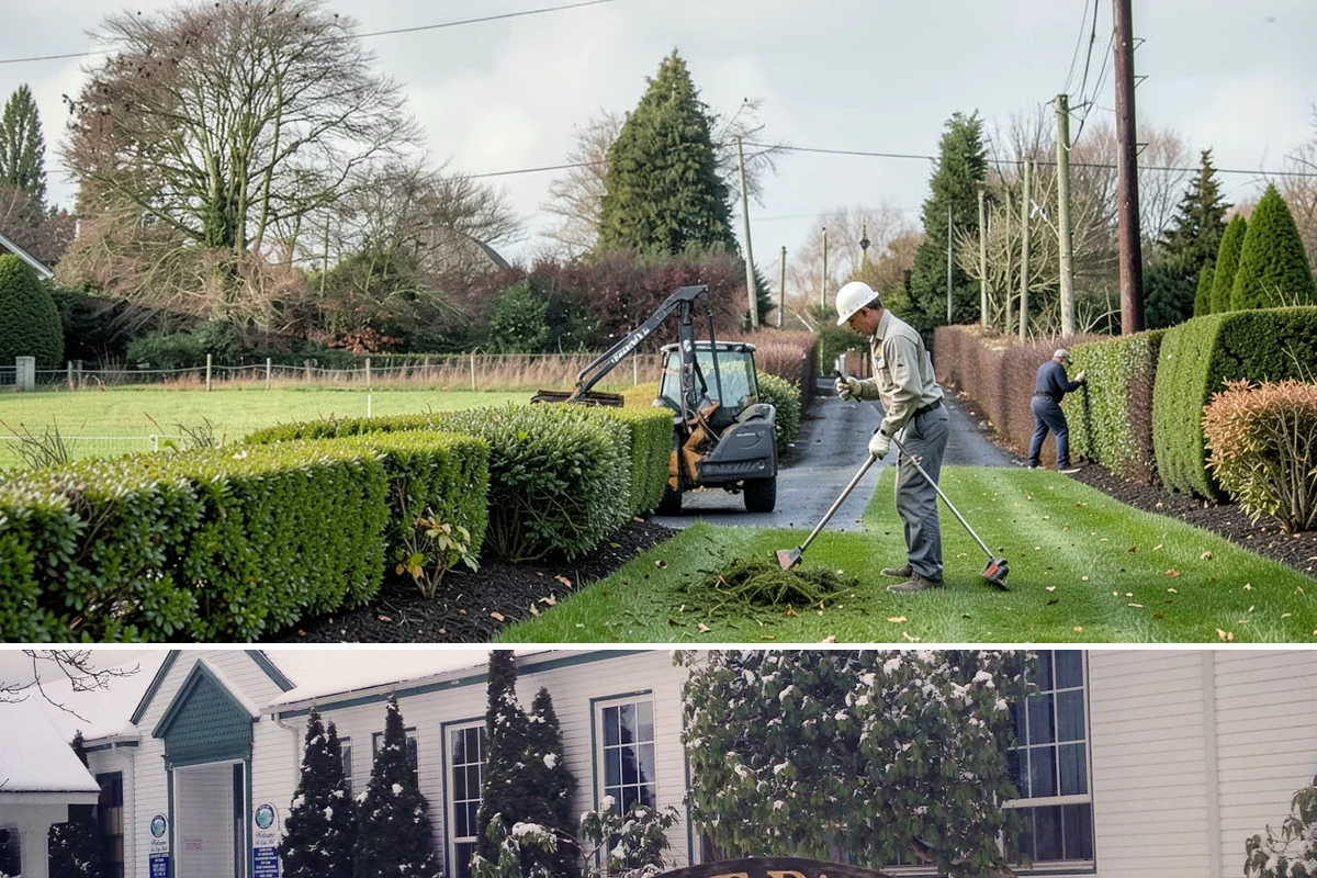 Dry Creek Bed Installation in Pacific, King County, WA - Best installed in drier conditions.