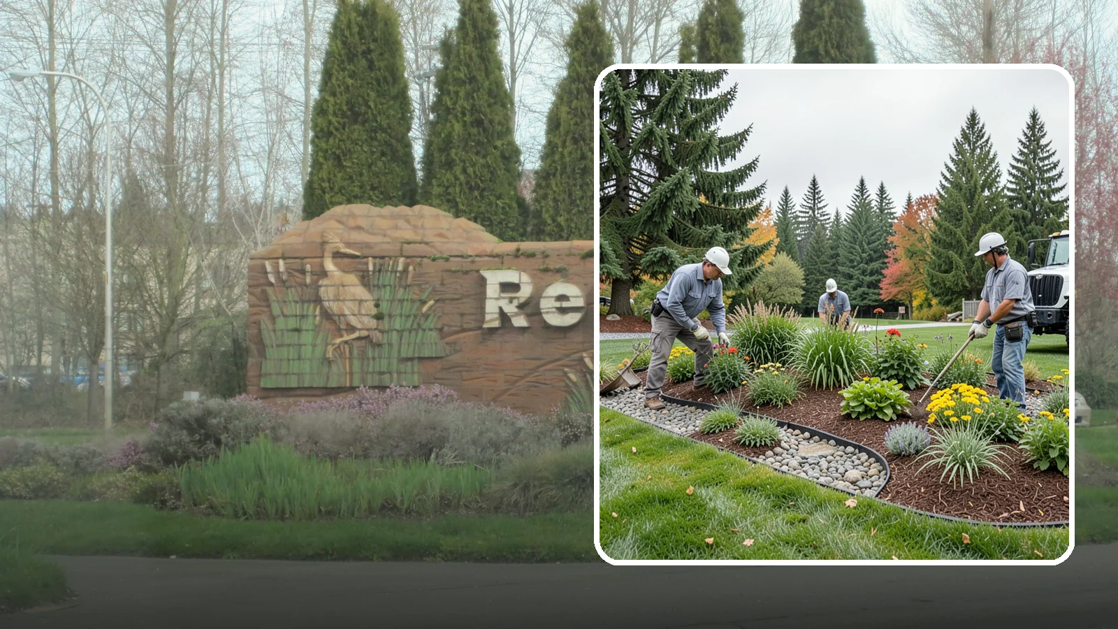 Dry Creek Bed Installation in Renton, King County, WA - Decorative dry creek beds that manage runoff and add natural beauty to the landscape.
