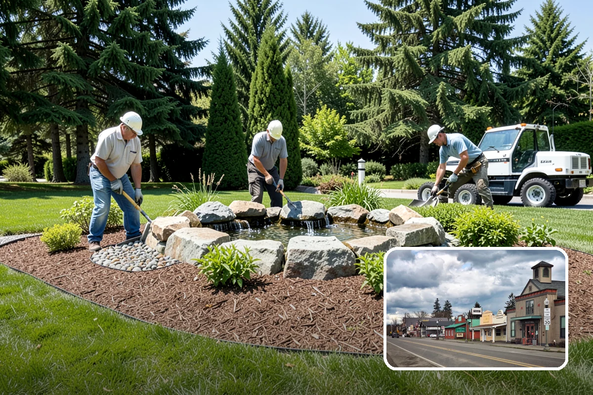 Dry Creek Bed Installation in Roy, Pierce County, WA - Manages runoff and looks beautiful