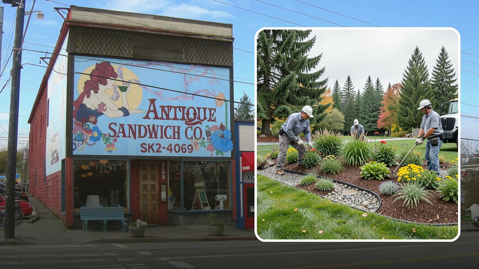 Dry Creek Bed Installation in Ruston, Pierce County, WA - Decorative dry creek beds that manage runoff and add natural beauty to the landscape.