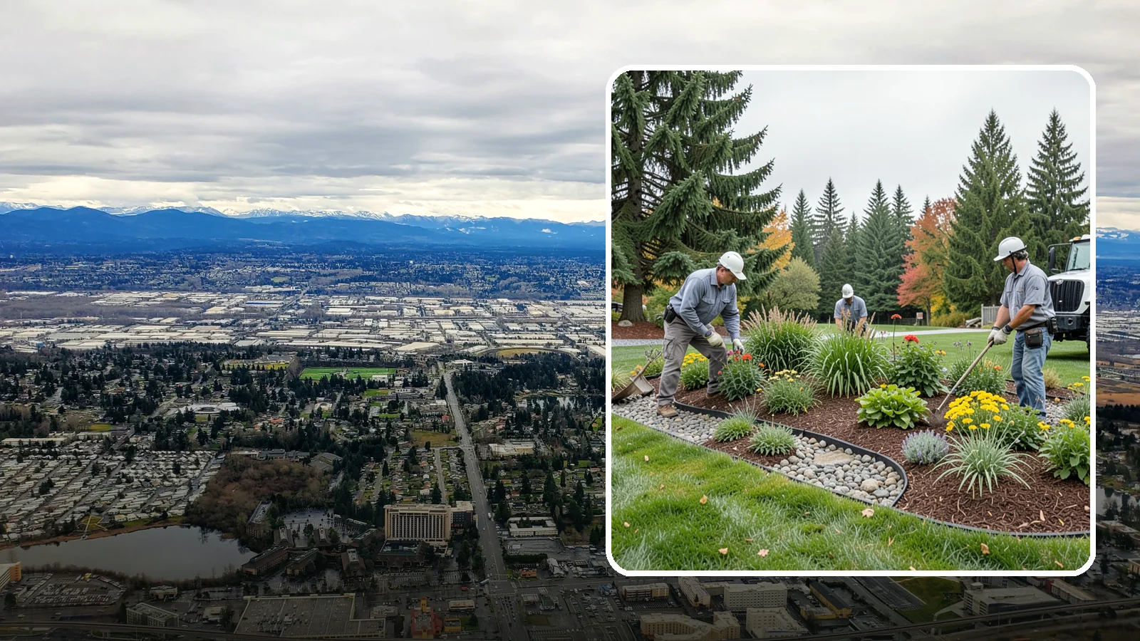 Dry Creek Bed Installation in SeaTac, King County, WA - Decorative dry creek beds that manage runoff and add natural beauty to the landscape.