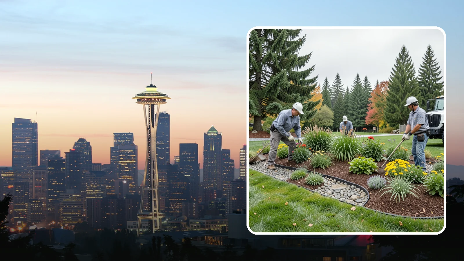 Dry Creek Bed Installation in Seattle, King County, WA - Decorative dry creek beds that manage runoff and add natural beauty to the landscape.