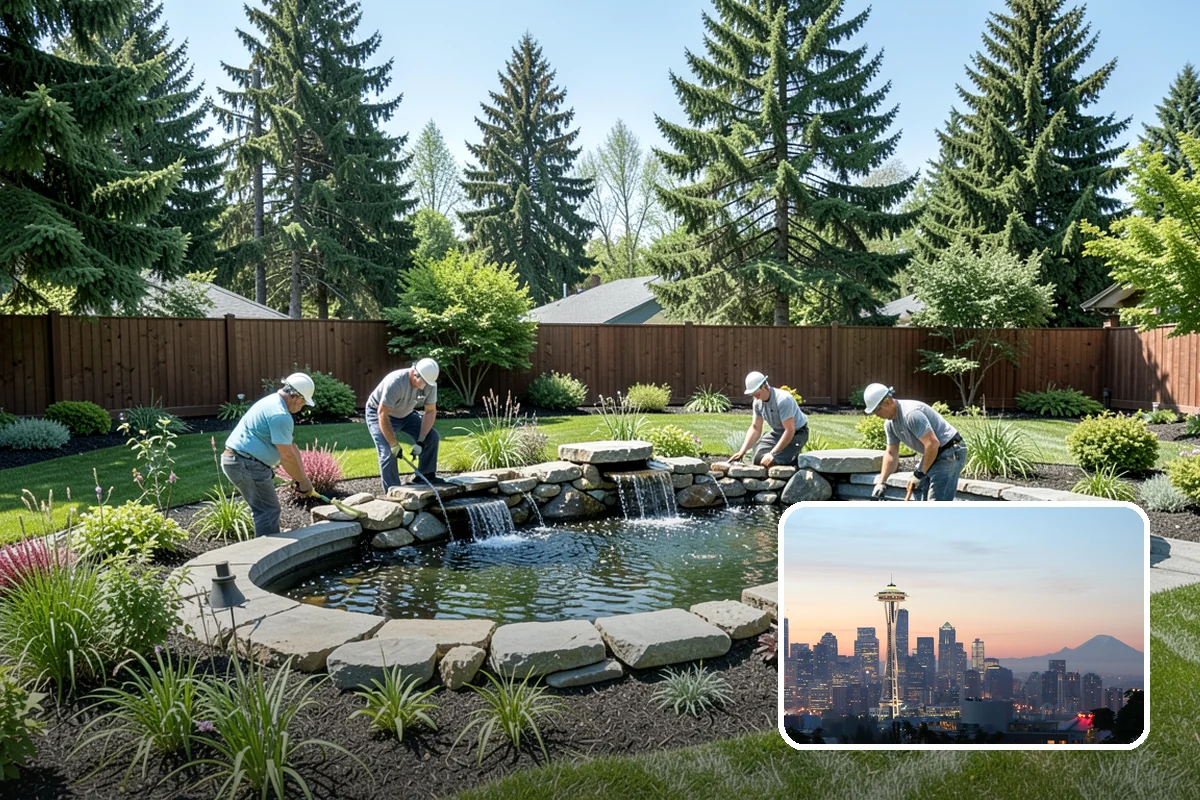 Dry Creek Bed Installation in Seattle, King County, WA - Manages runoff and looks beautiful