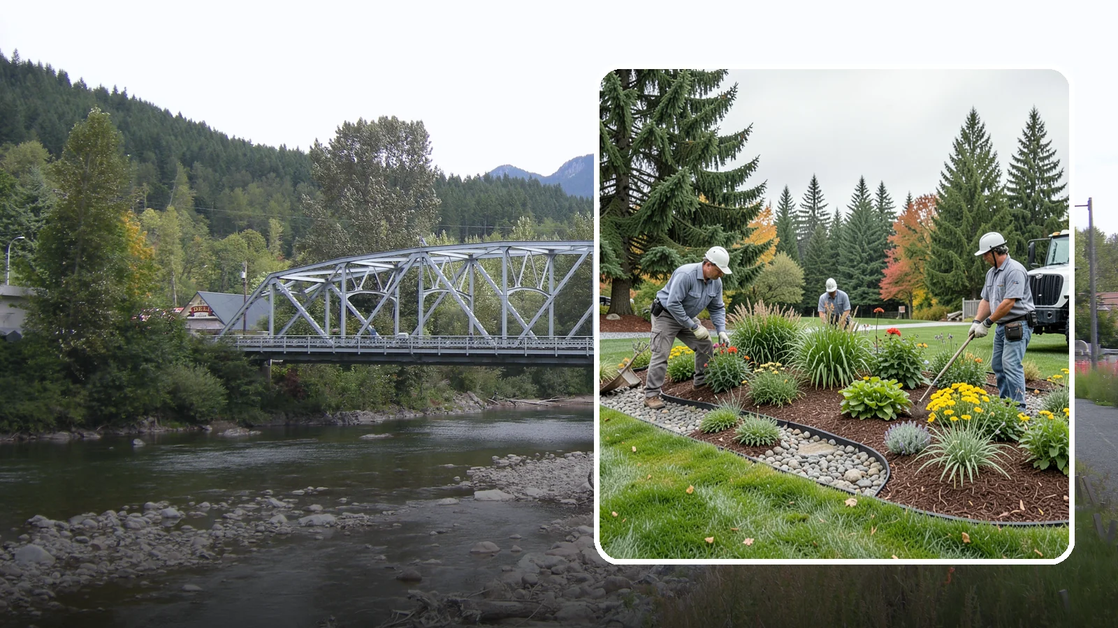 Dry Creek Bed Installation in Skykomish, King County, WA - Decorative dry creek beds that manage runoff and add natural beauty to the landscape.