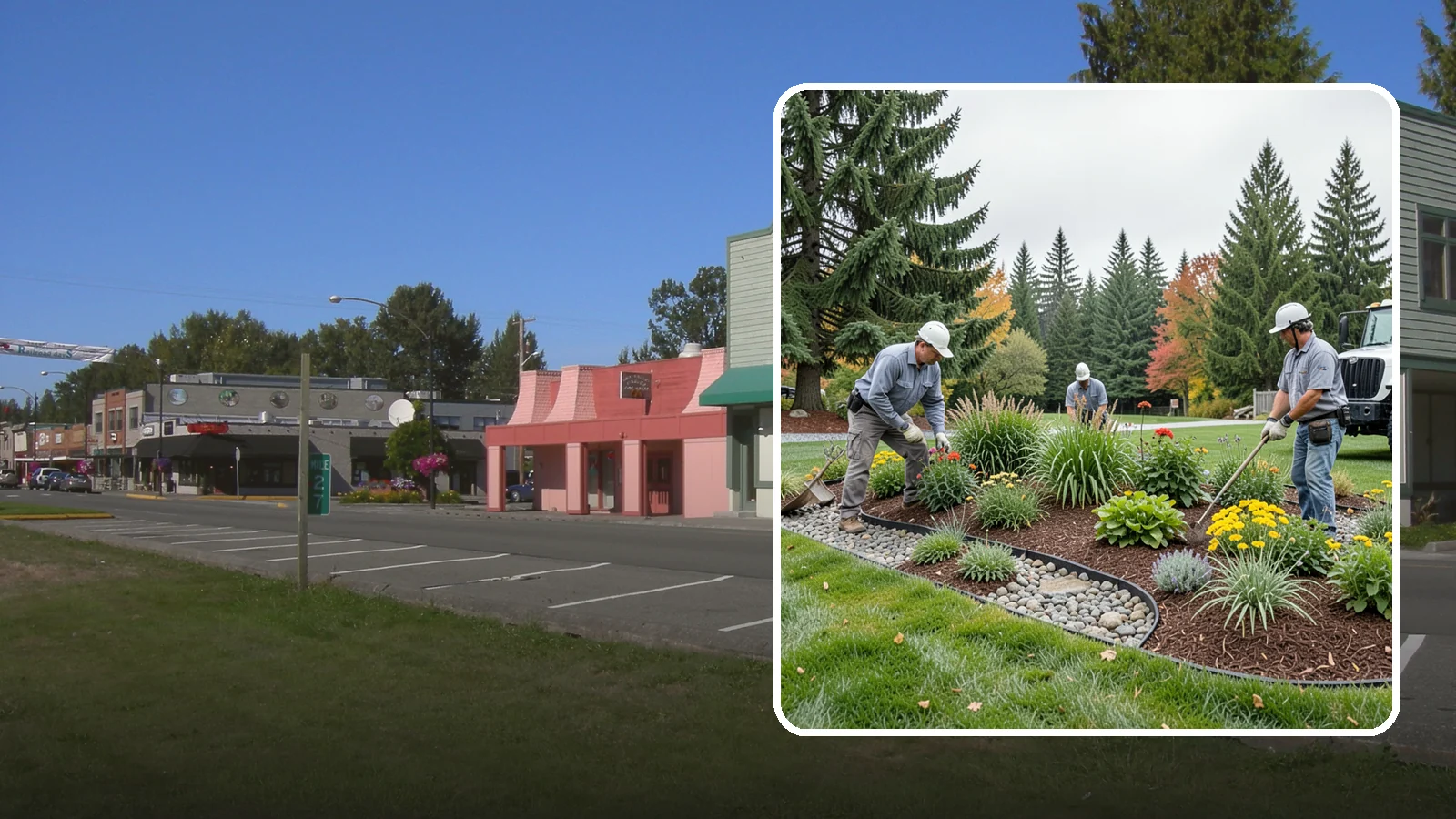 Dry Creek Bed Installation in Snoqualmie, King County, WA - Decorative dry creek beds that manage runoff and add natural beauty to the landscape.
