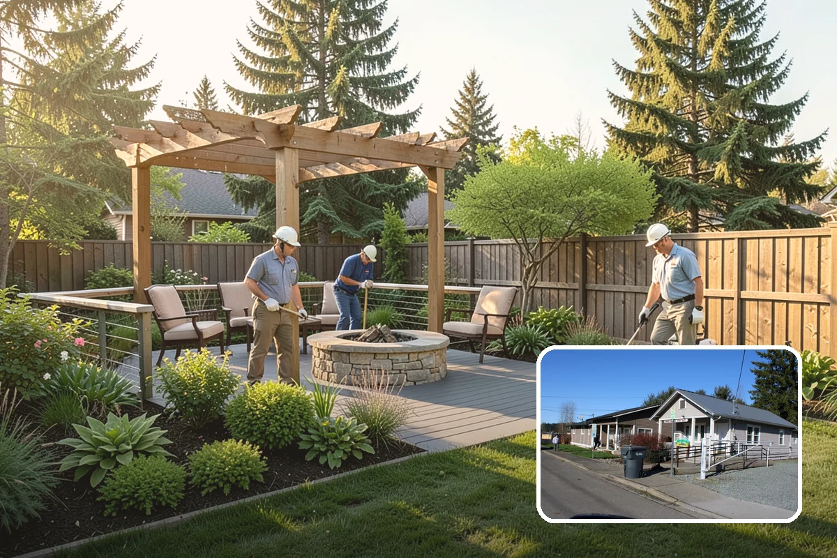 Dry Creek Bed Installation in South Prairie, Pierce County, WA - Manages runoff and looks beautiful