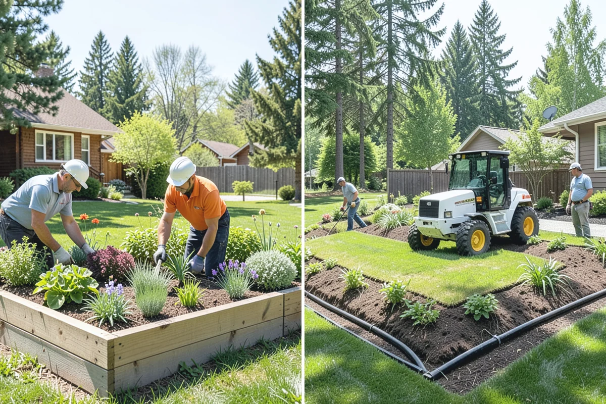 Dry Creek Bed Installation in South Prairie, Pierce County, WA - Map the natural water flow path