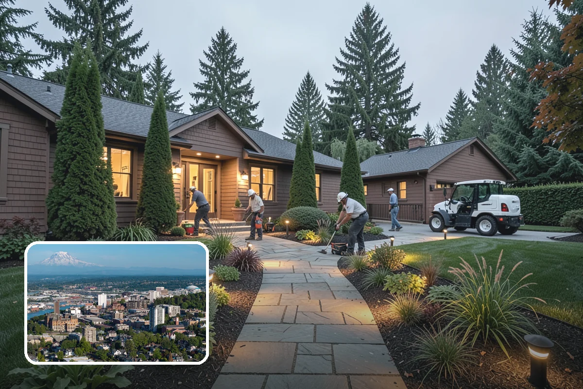 Dry Creek Bed Installation in Tacoma, Pierce County, WA - Manages runoff and looks beautiful