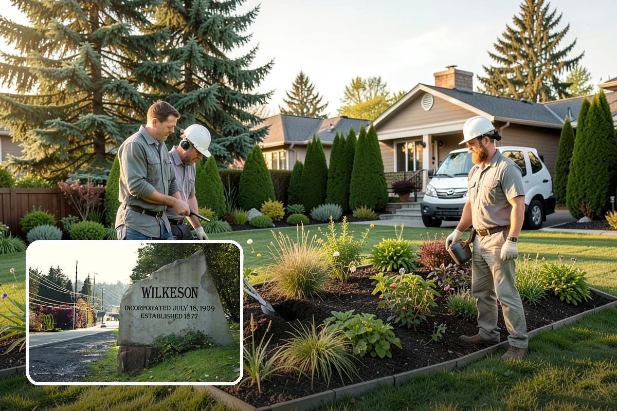 Dry Creek Bed Installation in Wilkeson, Pierce County, WA - Manages runoff and looks beautiful