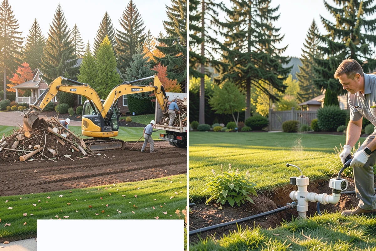 Dry Creek Bed Installation in Wilkeson, Pierce County, WA - Map the natural water flow path
