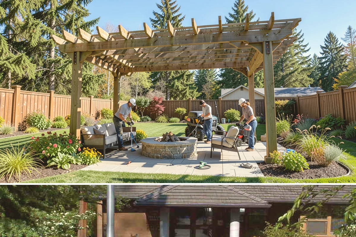 Dry Creek Bed Installation in Yarrow Point, King County, WA - Best installed in drier conditions.