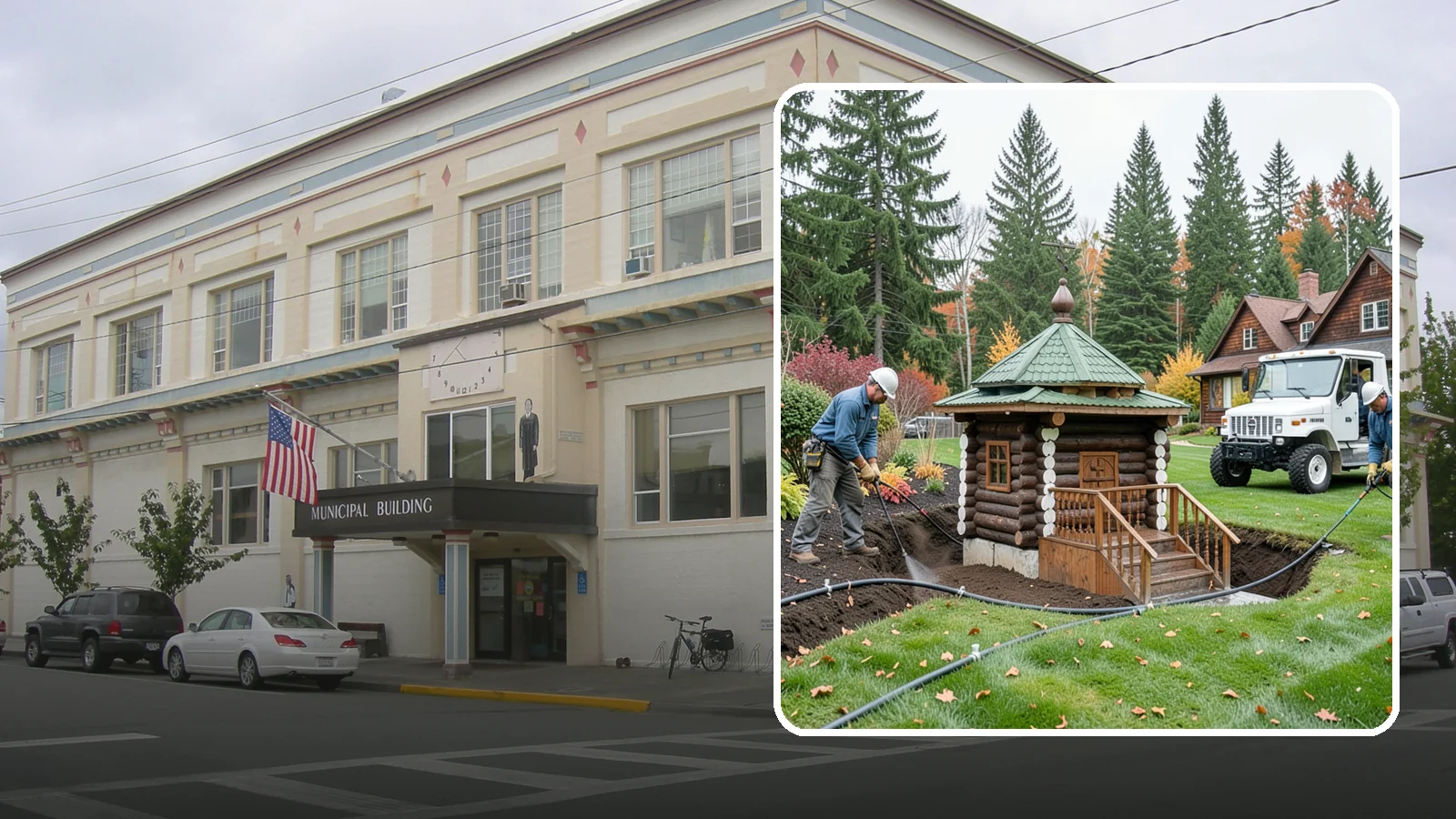 Dry Well Installation in Anacortes, Skagit County, WA - We install underground dry wells that collect concentrated runoff and let it infiltrate slowly into the soil away from your...