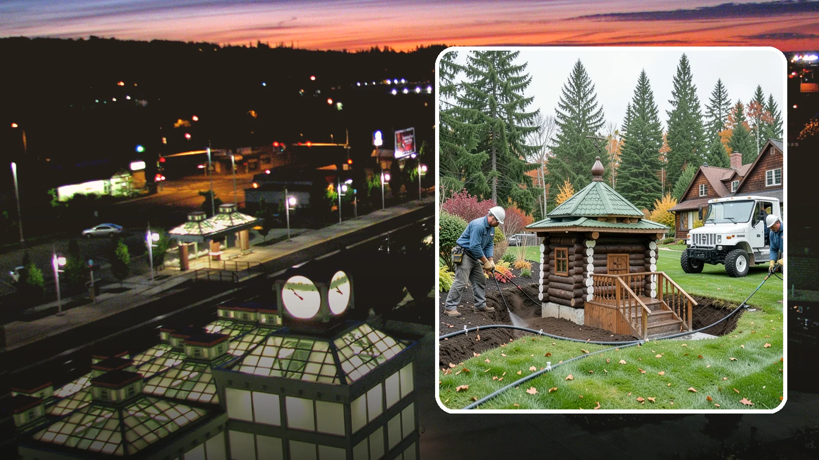 Dry Well Installation in Auburn, King County, WA - We install underground dry wells that collect concentrated runoff and let it infiltrate slowly into the soil away from your...