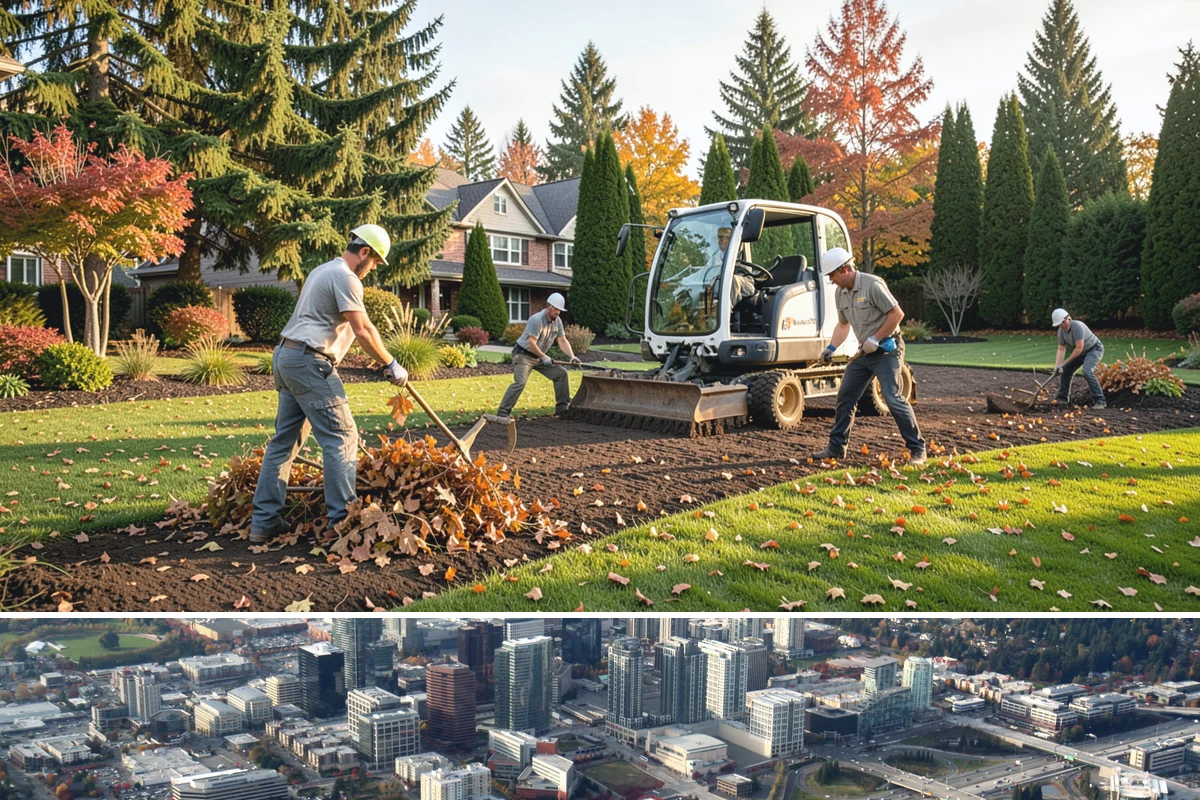 Dry Well Installation in Bellevue, King County, WA - Best installed during drier summer months when percolation testing is accurate and excavated pits stay stable and dry.