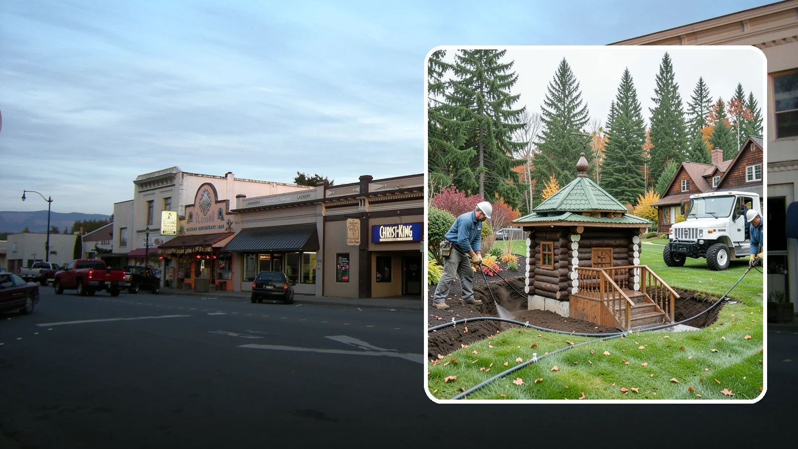 Dry Well Installation in Burlington, Skagit County, WA - We install underground dry wells that collect concentrated runoff and let it infiltrate slowly into the soil away from your...