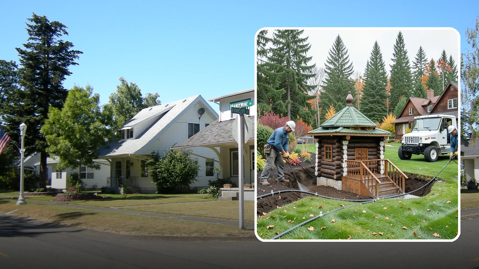 Dry Well Installation in DuPont, Pierce County, WA - We install underground dry wells that collect concentrated runoff and let it infiltrate slowly into the soil away from your...