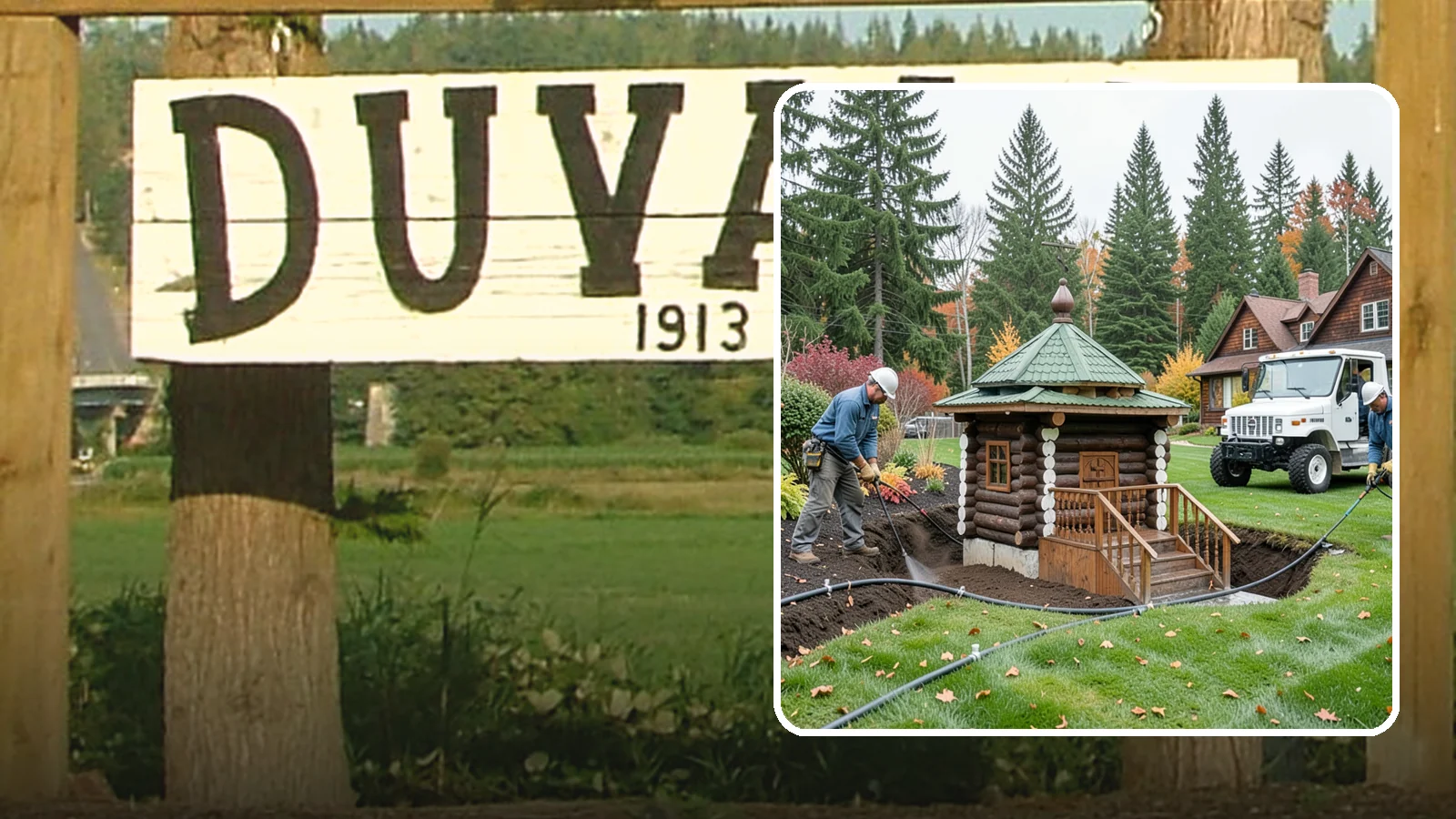 Dry Well Installation in Duvall, King County, WA - We install underground dry wells that collect concentrated runoff and let it infiltrate slowly into the soil away from your...