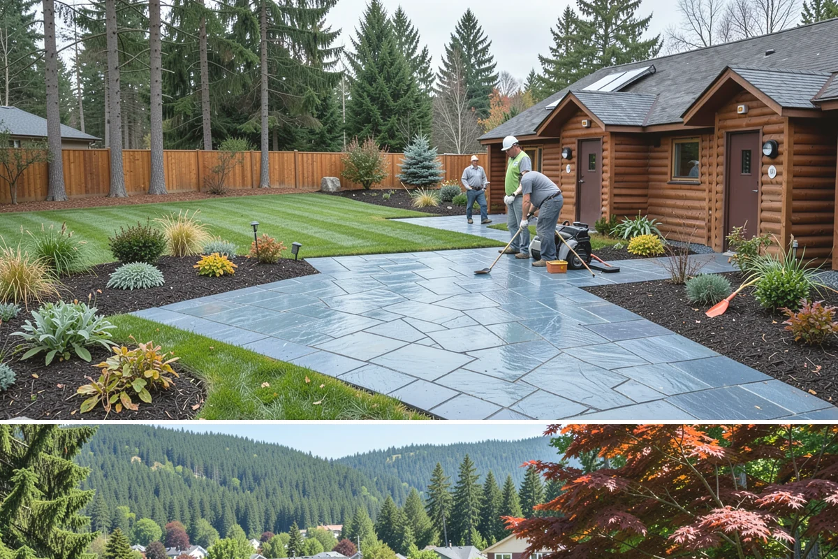 Dry Well Installation in Index, Snohomish County, WA - Best installed during drier summer months when percolation testing is accurate and excavated pits stay stable and dry.