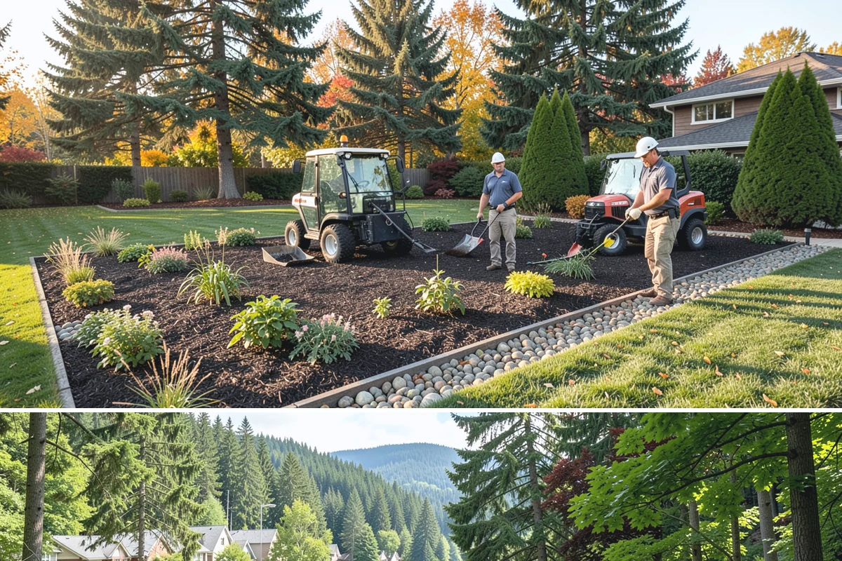 Dry Well Installation in Lake Forest Park, King County, WA - Best installed during drier summer months when percolation testing is accurate and excavated pits stay stable and dry.