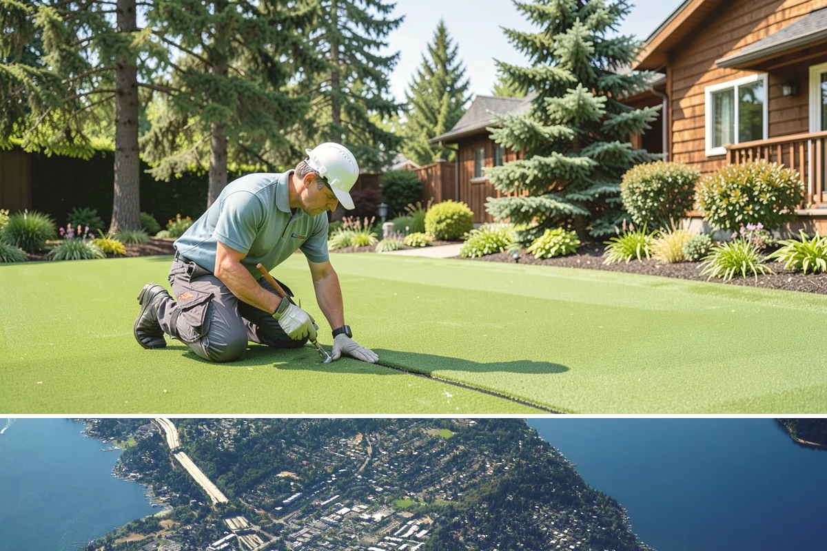 Dry Well Installation in Mercer Island, King County, WA - Best installed during drier summer months when percolation testing is accurate and excavated pits stay stable and dry.