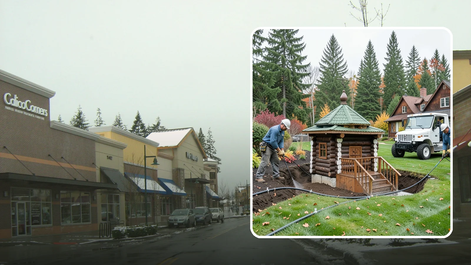 Dry Well Installation in Mill Creek, Snohomish County, WA - We install underground dry wells that collect concentrated runoff and let it infiltrate slowly into the soil away from your...
