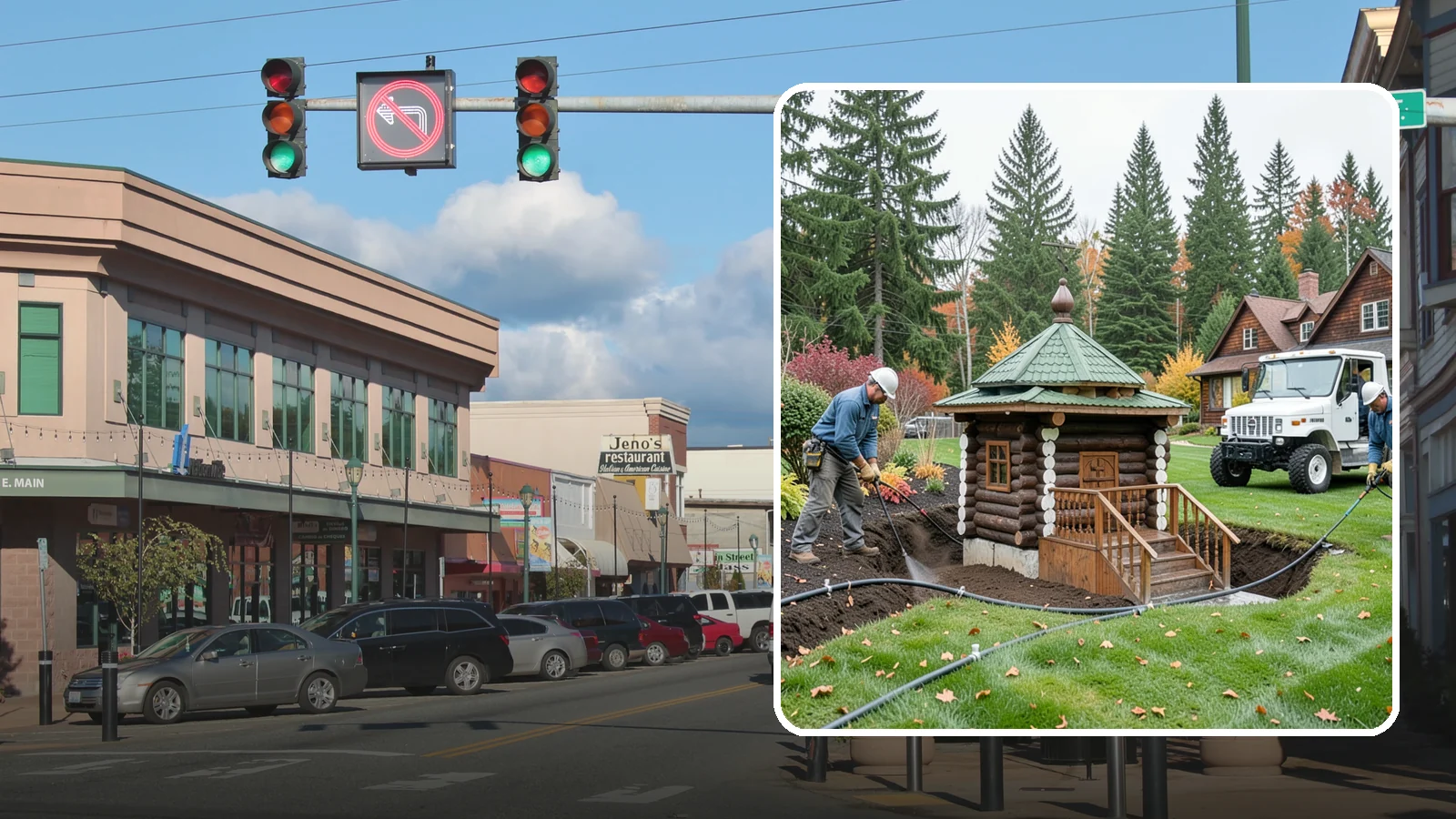 Dry Well Installation in Monroe, Snohomish County, WA - We install underground dry wells that collect concentrated runoff and let it infiltrate slowly into the soil away from your...