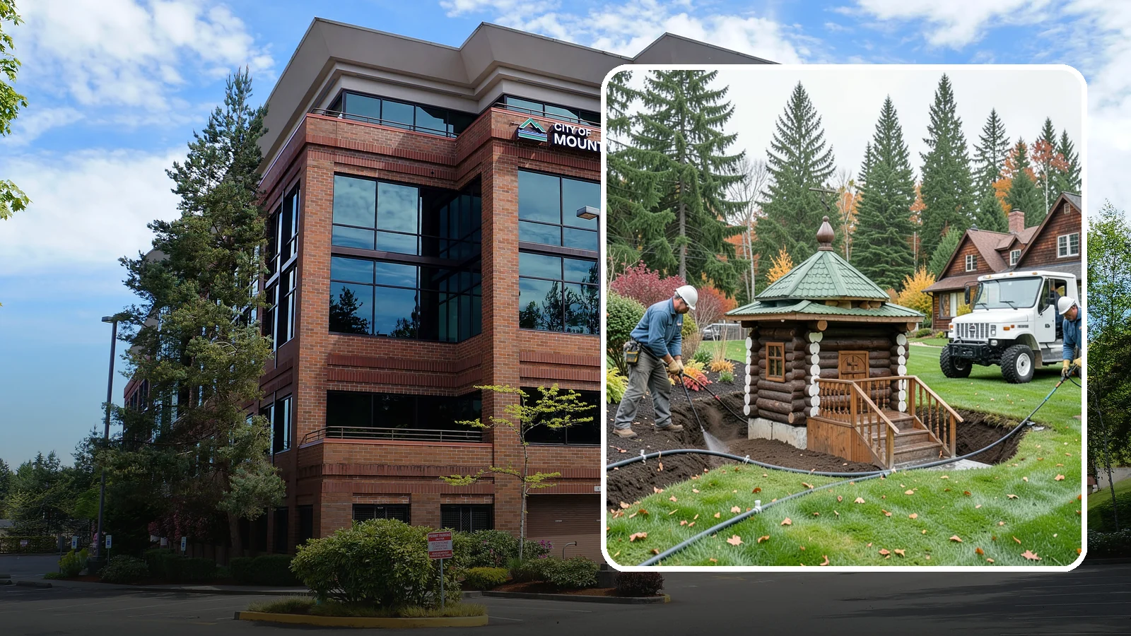 Dry Well Installation in Mountlake Terrace, Snohomish County, WA - We install underground dry wells that collect concentrated runoff and let it infiltrate slowly into the soil away from your...